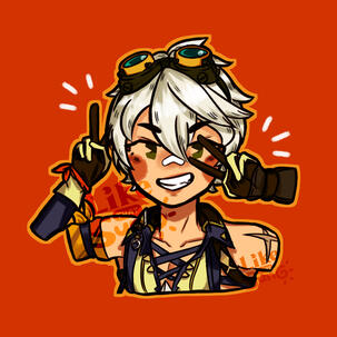 icon with outline & pose